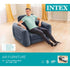 Intex armchair sofa bed inflatable single grey 66551np-66551