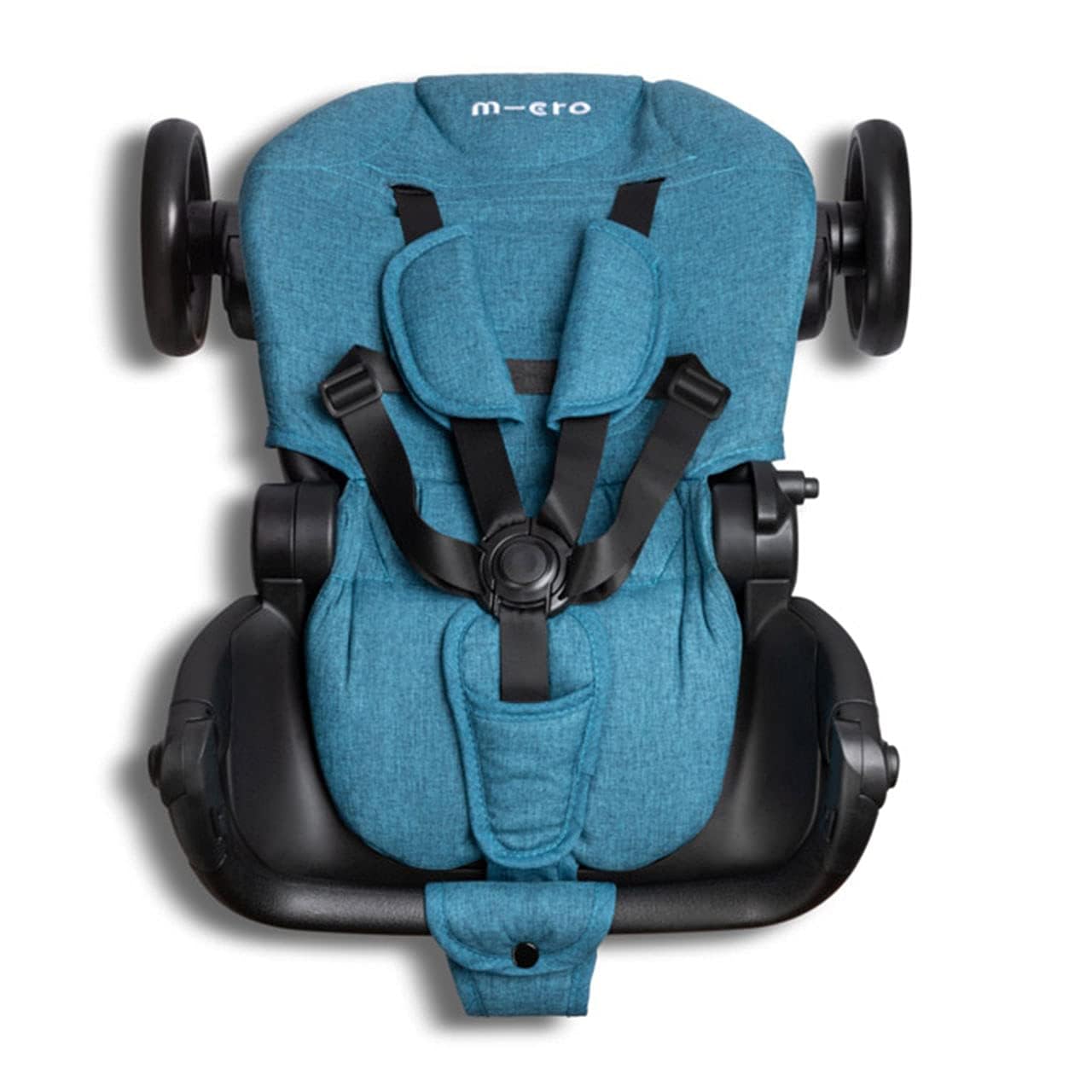 Micro STROLLER TRIKE Plus |360 degree rotating seat|5-point safety belt | Front swivel wheels | Seat reclination |Aqua