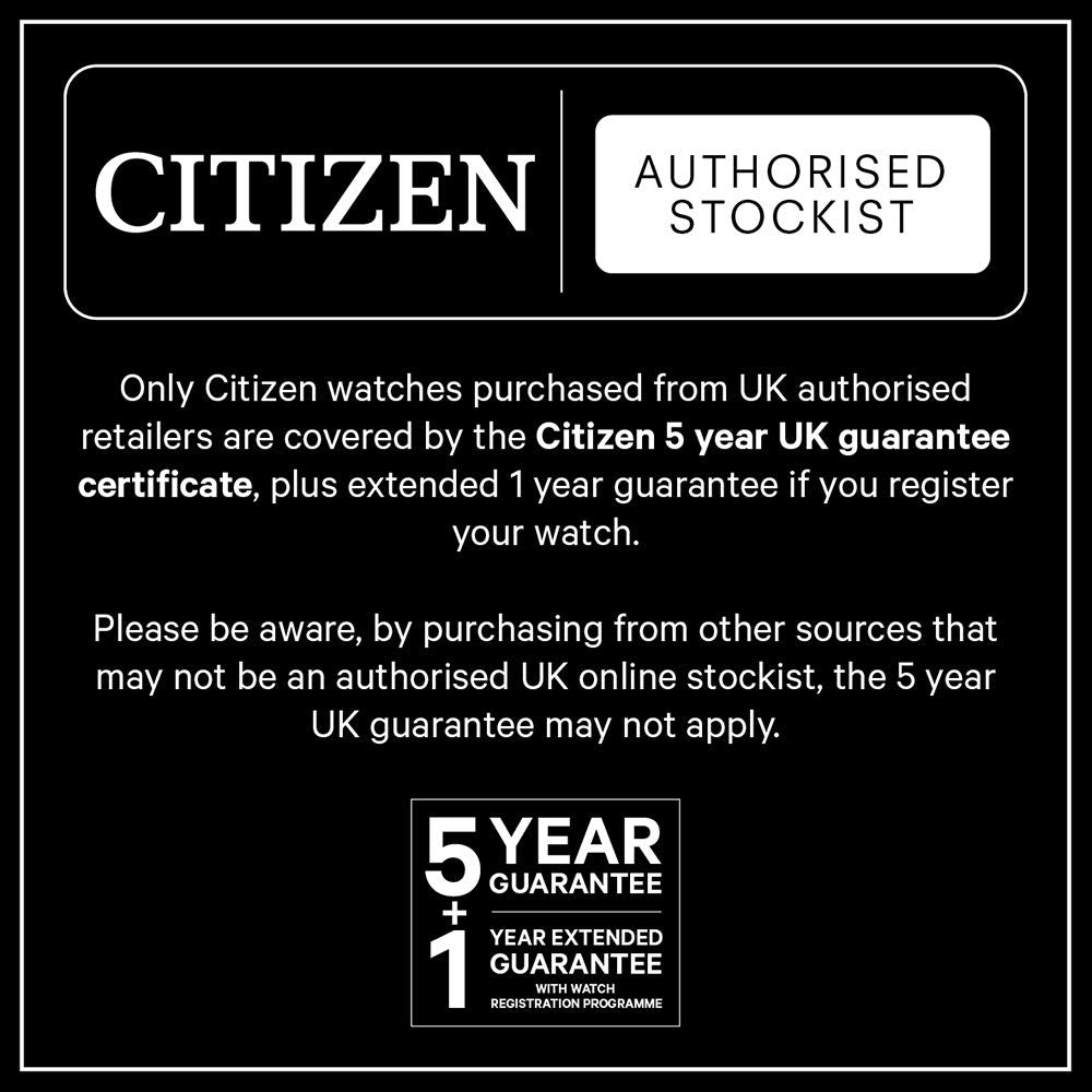 CITIZEN Mens Solar Powered Watch, Analog Display and Solid Stainless Steel Strap - BM7410-51X