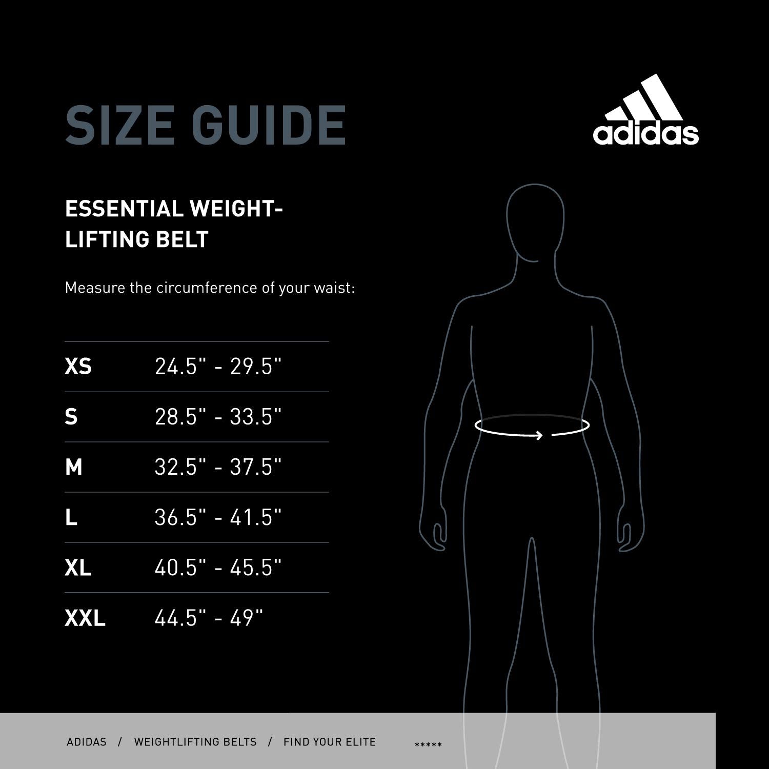 adidas Essential Weightlifting Belt - X Small