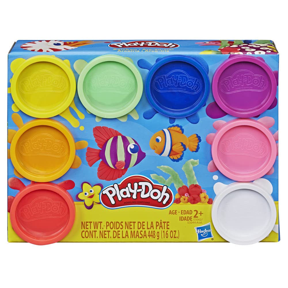 Play-DOH 8 Pack ASST Rainbow
