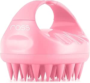 Ross Hair Scalp Massager Shampoo Brush with Soft Silicone Bristles