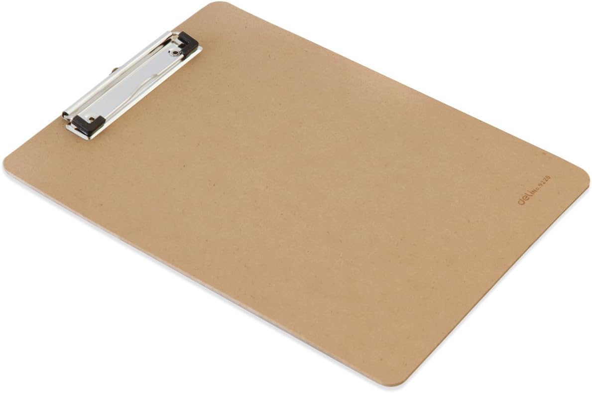 Deli e9226 clipboard, a4 size, brown