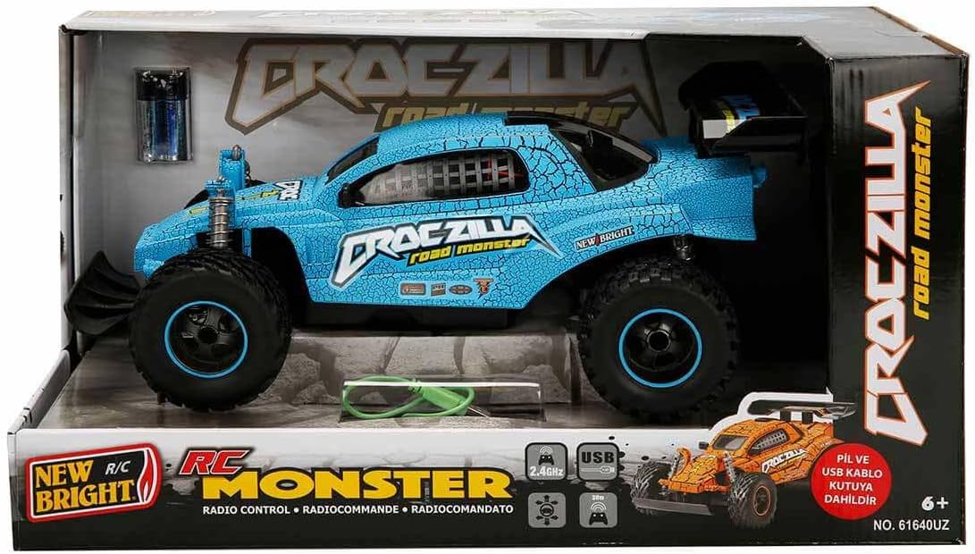 New Bright: 1:16 CROC ZILLA Road Monster