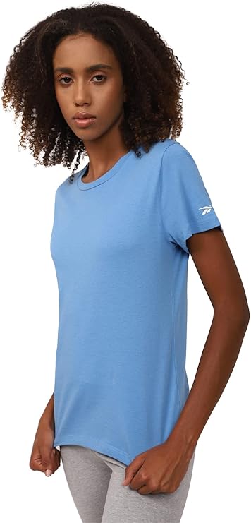 Reebok Women's Commercial Channel Logo Cotton Tee