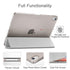 Apple iPad Pro 11 2018 ESR Yippee Color Series PU Leather Slim-Fit Lightweight Trifold Stand Smart Case Cover - Silver