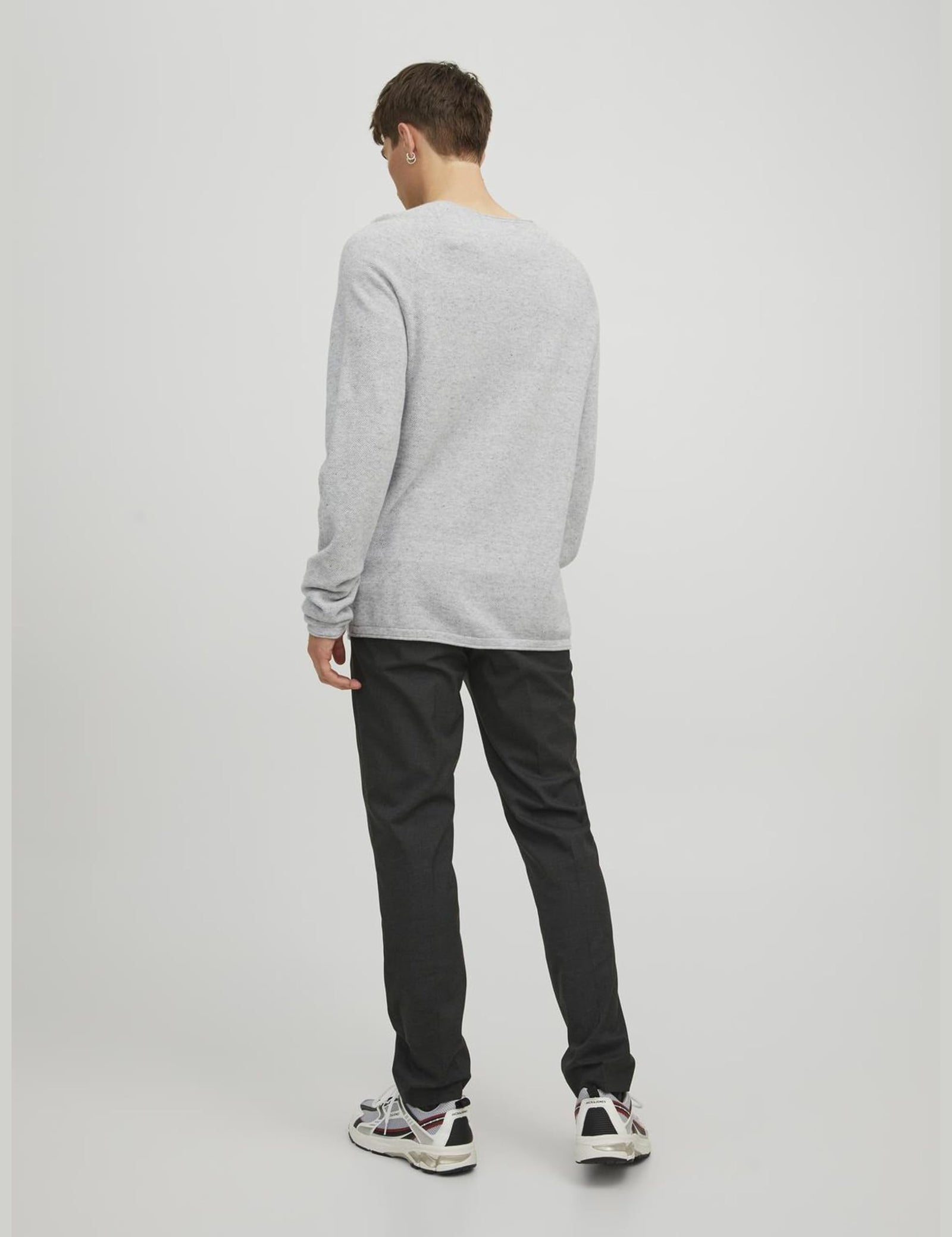 JACK & JONES mens Hill Crew Neck Pullover