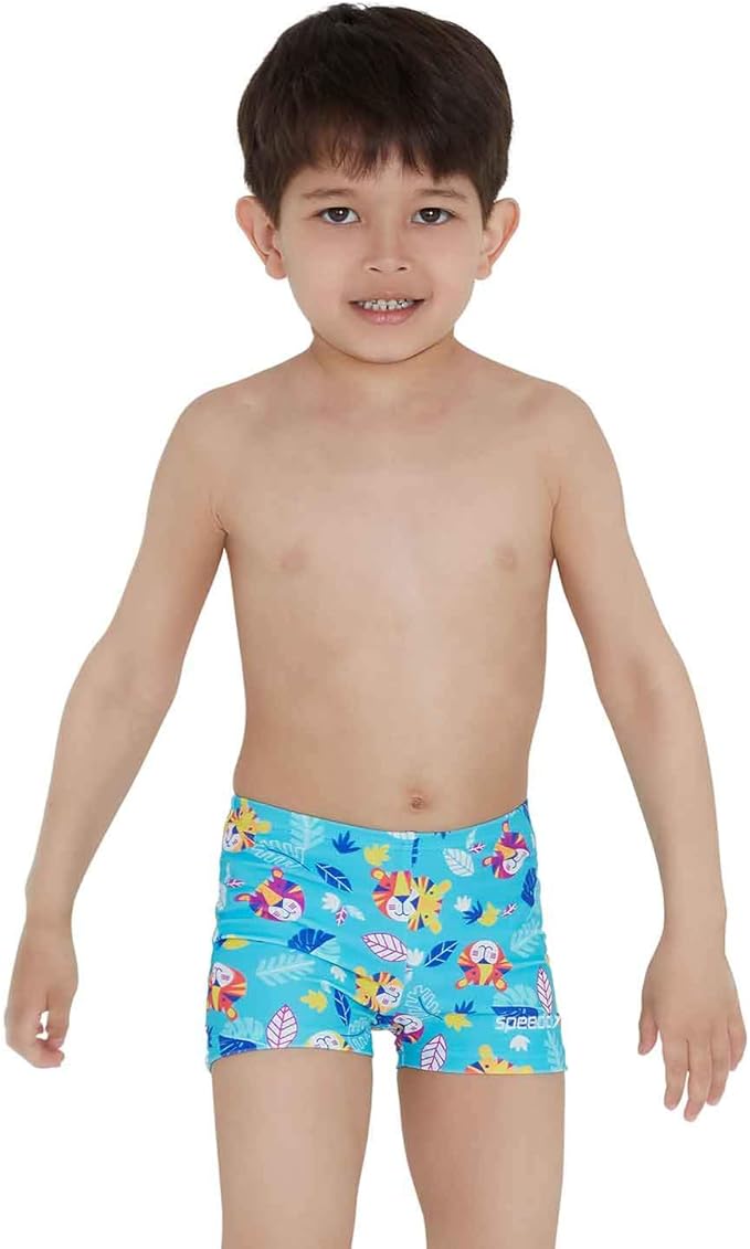 Speedo Boy's Jungleterry Digital Allover Aquashort Swim Briefs (pack of 1)