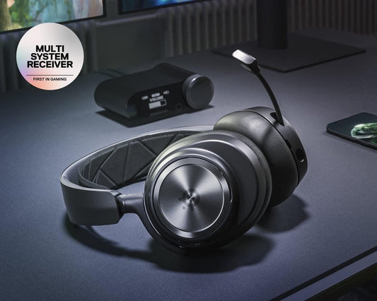 SteelSeries Arctis Nova Pro Wireless Xbox - Multi-System Gaming Headset - Premium Hi-Fi Drivers - Active Noise Cancellation - Infinity Power System - Xbox, PC, PS5, PS4, Switch, Mobile