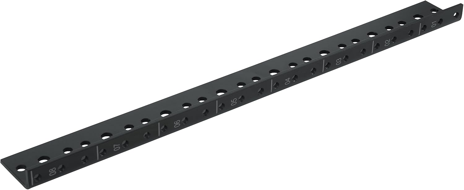 Gator Rackworks Heavy Duty Steel Rack Rail Set; 8U Rack Size (Grw-Rackrail-08U)