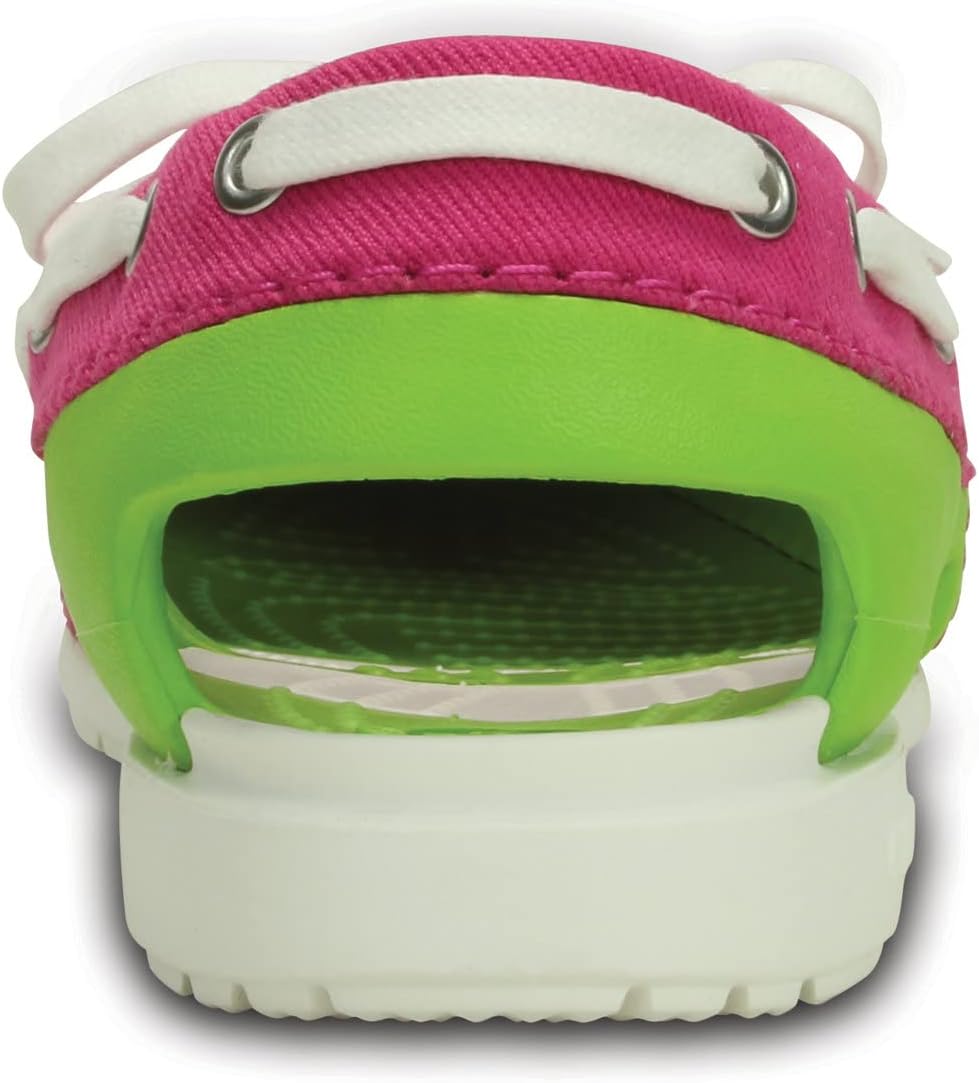 Crocs Flat Shoes For Women, Candy Pink/Volt Green, 36/37 EU