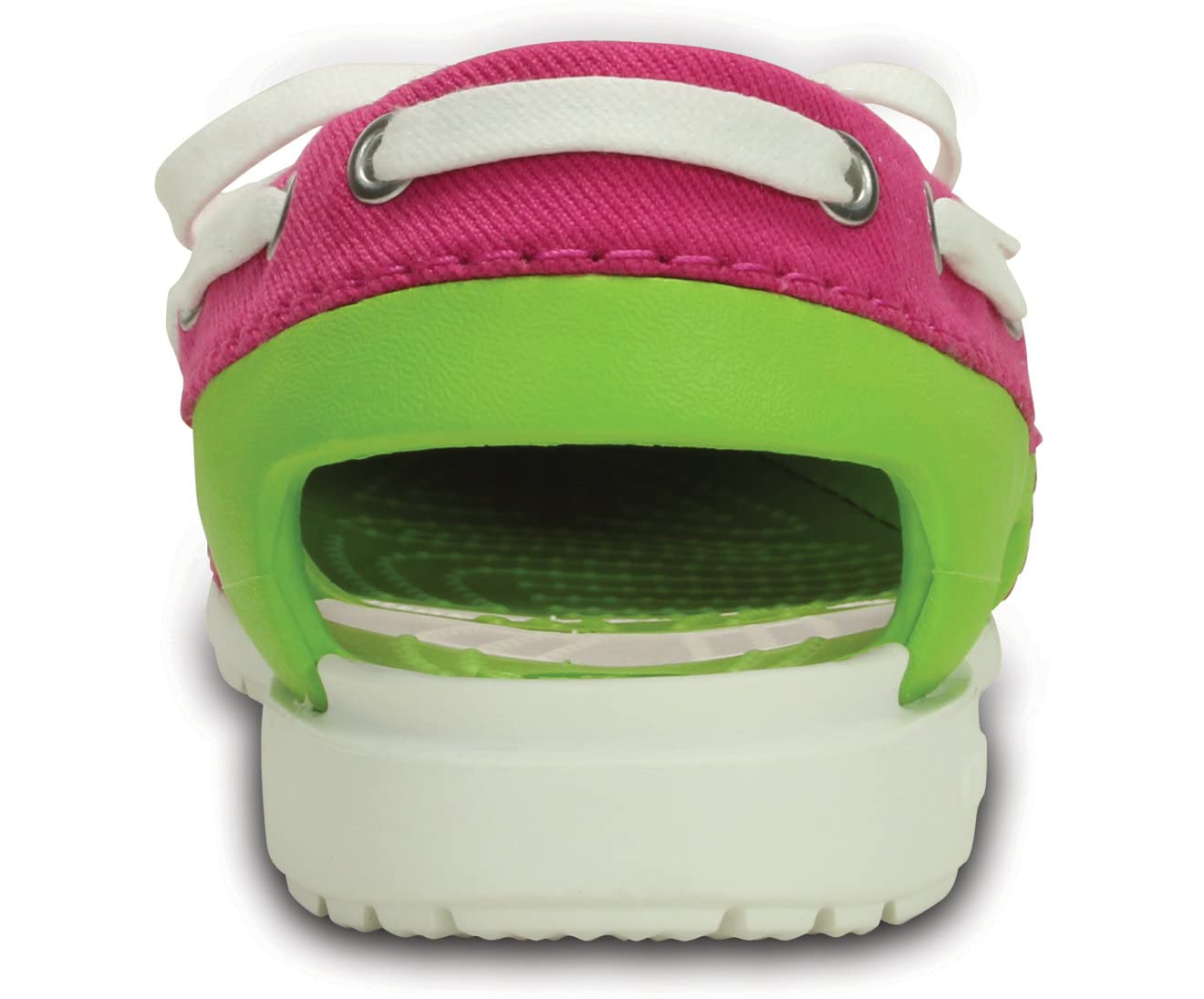 Crocs Flat Shoes For Women, Candy Pink/Volt Green, 36/37 EU