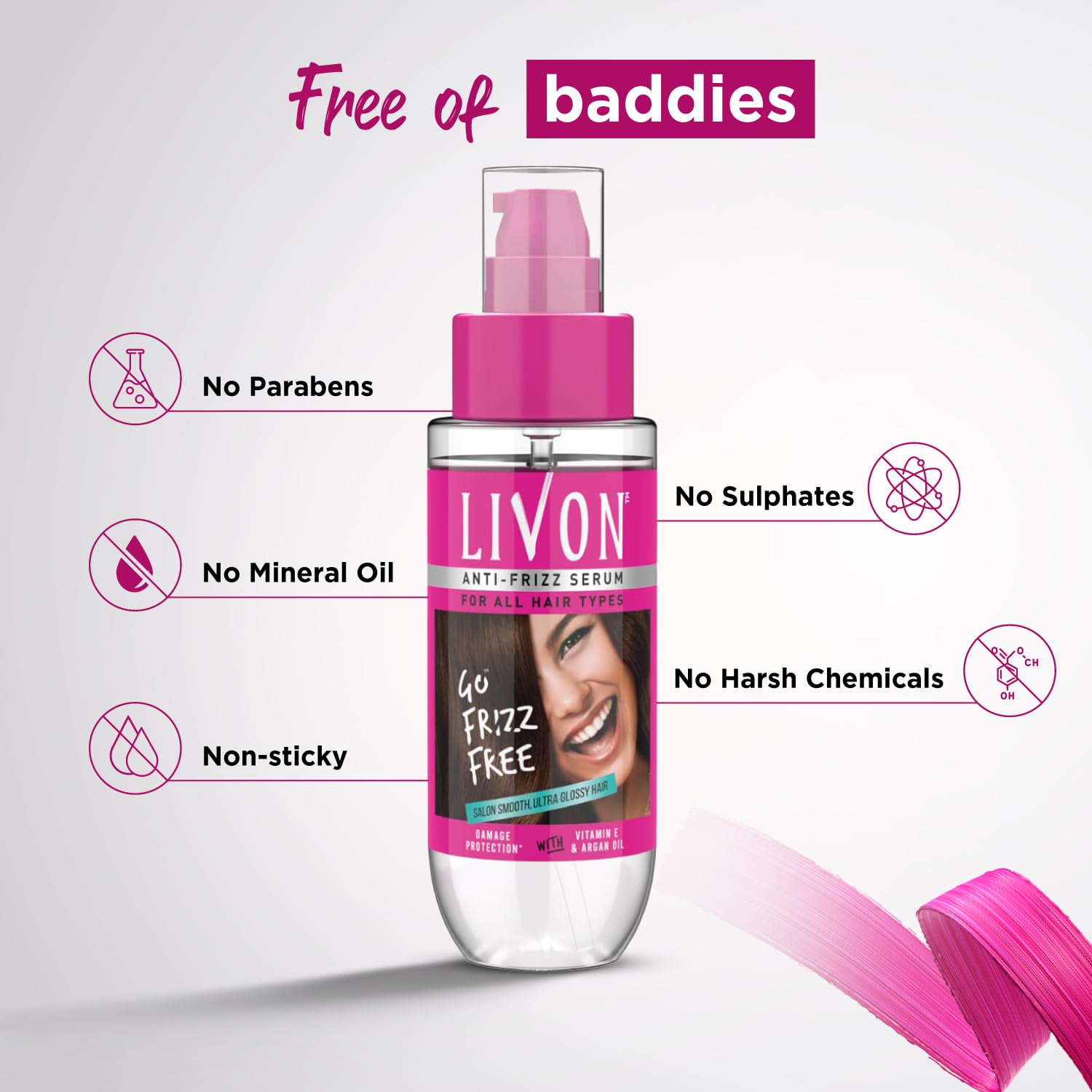 Livon Serum Reduces Hair Breakage Restores Hair Moisture Balance - 100 Ml, Packaging May Vary