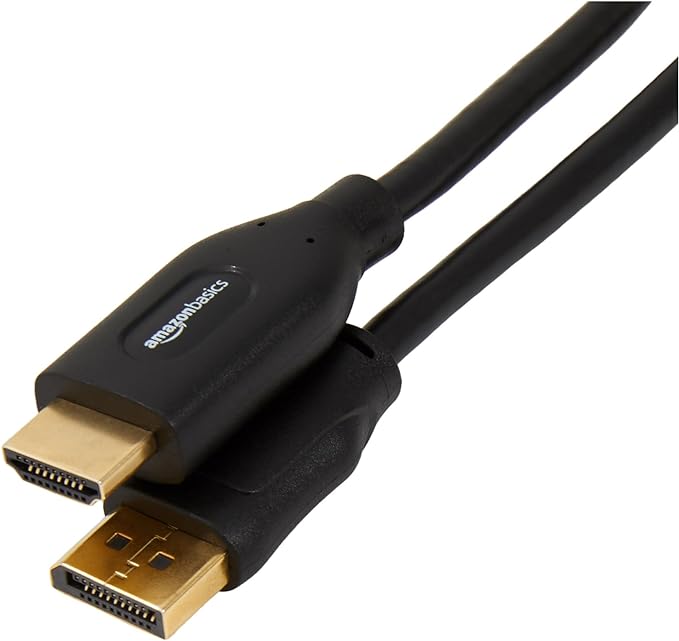 Amazon Basics Uni-Directional DisplayPort to HDMI Display Cable 4K@30Hz - 0.91 meters for Personal Computer