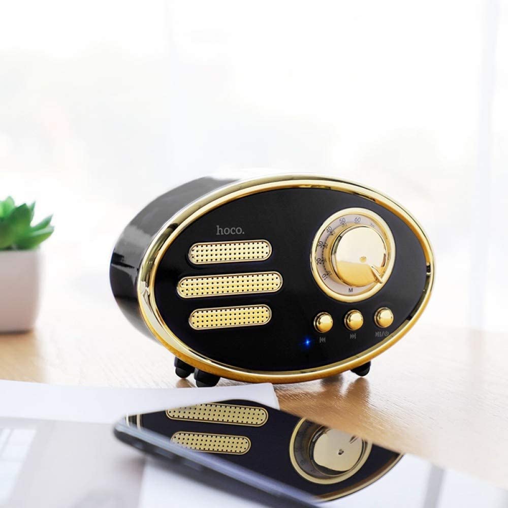 Hoco BS25 Time Retro Portable Wireless Speaker - Black