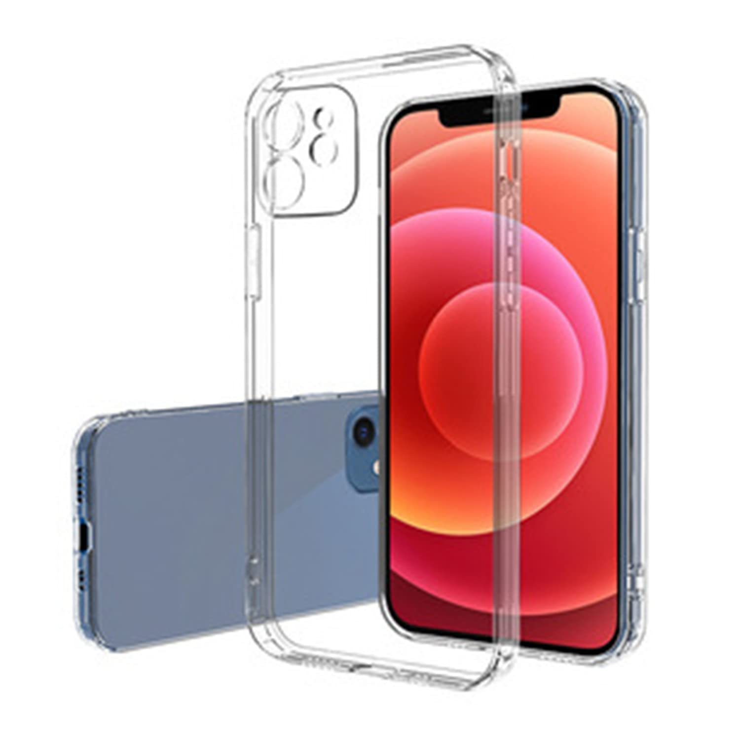 ZDFCAI is specially designed for smart phones. The transparent and fashionable case made of TPU material is suitable for iPhone 12mini