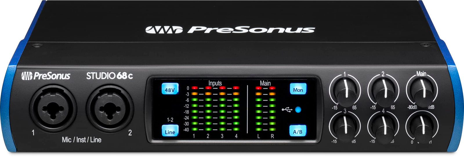 Presonus Studio 4 Mic Pres 4 Line Outs Studio 68C