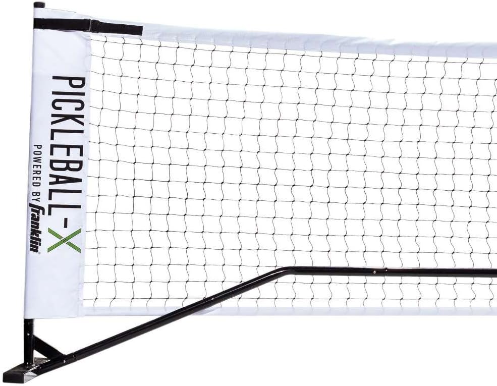 Franklin Sports Pickleball Nets - Portable Outdoor Pickleball Net Systems - Official Regulation Size 22' Foot Pickleball Net with Travel Bag - Portable Pickleball Court Nets for Official Size Court