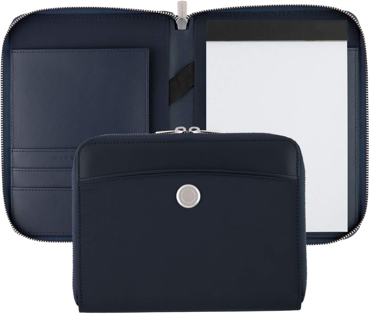 HUGO BOSS Conference folder A5 zip Contour Navy