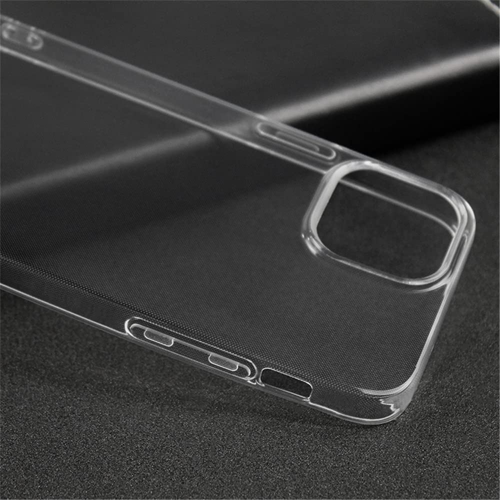 Muguian Case for iPhone 11, 6.1-Inch, Silky-Soft Touch, Full-Body Protective Case, Shockproof Cover with Microfiber Lining(Crystal Clear)