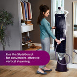 Philips Vertical Garment Steamer Comforttouch Plus, Purple, 1.8 Litre, Gc558/36,, 1800 ml -