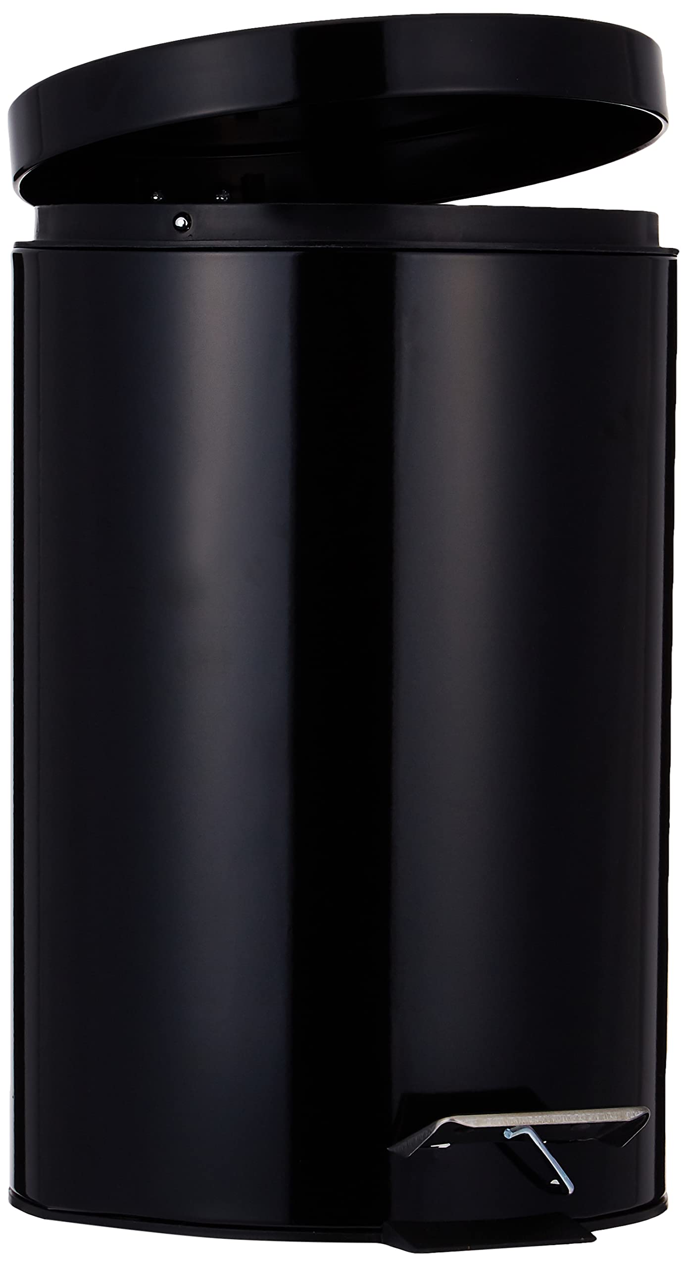 Vague Stainless Steel Pedal Bin, Black, 12 Litre Capacity 13-1439