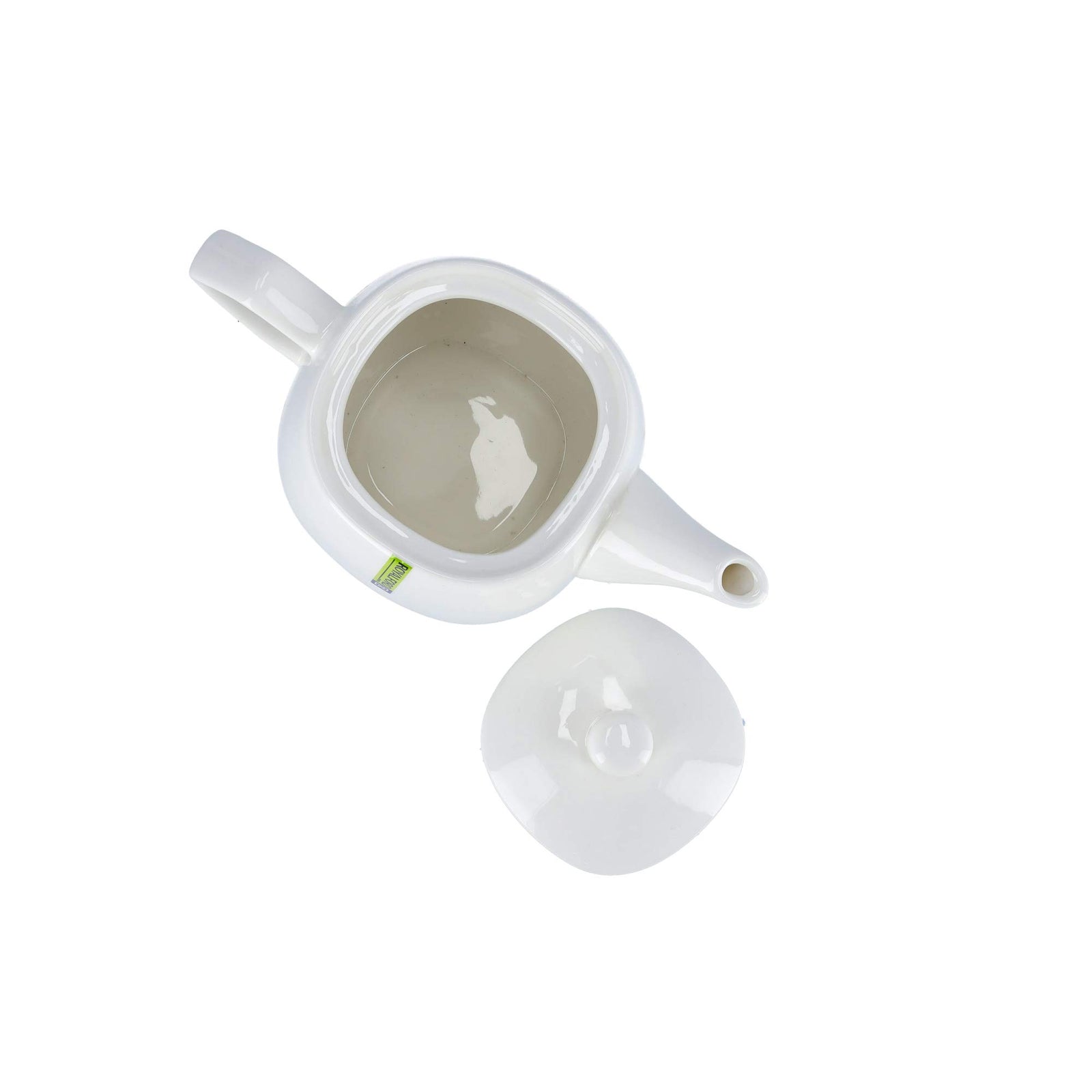 830ML Tea Pot- Coffee/Tea Pot White - Heavy-Duty Durable Material Prevent Breakages | Thick wall keep the contents Hot/Cold for Long Time | Ideal for Serving in Home, Office, Parties & More (White)