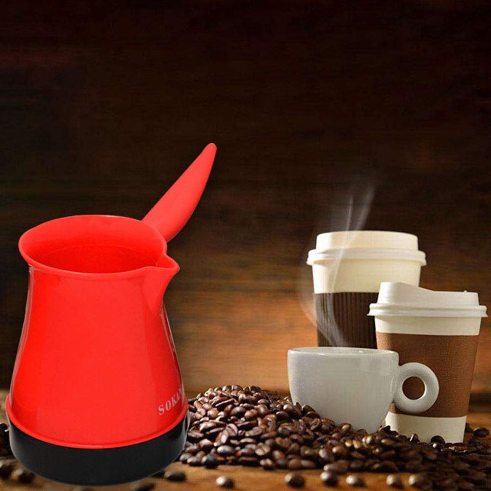 1 Pcs Turkish Coffee Maker, Electric Pot Stainless Steel Water Kettle Portable 500W - Random Color