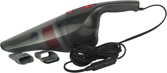 Black & Decker 12V Dc Auto Dustbuster Handheld Vacuumfor Car Red/Grey Nv1200Av