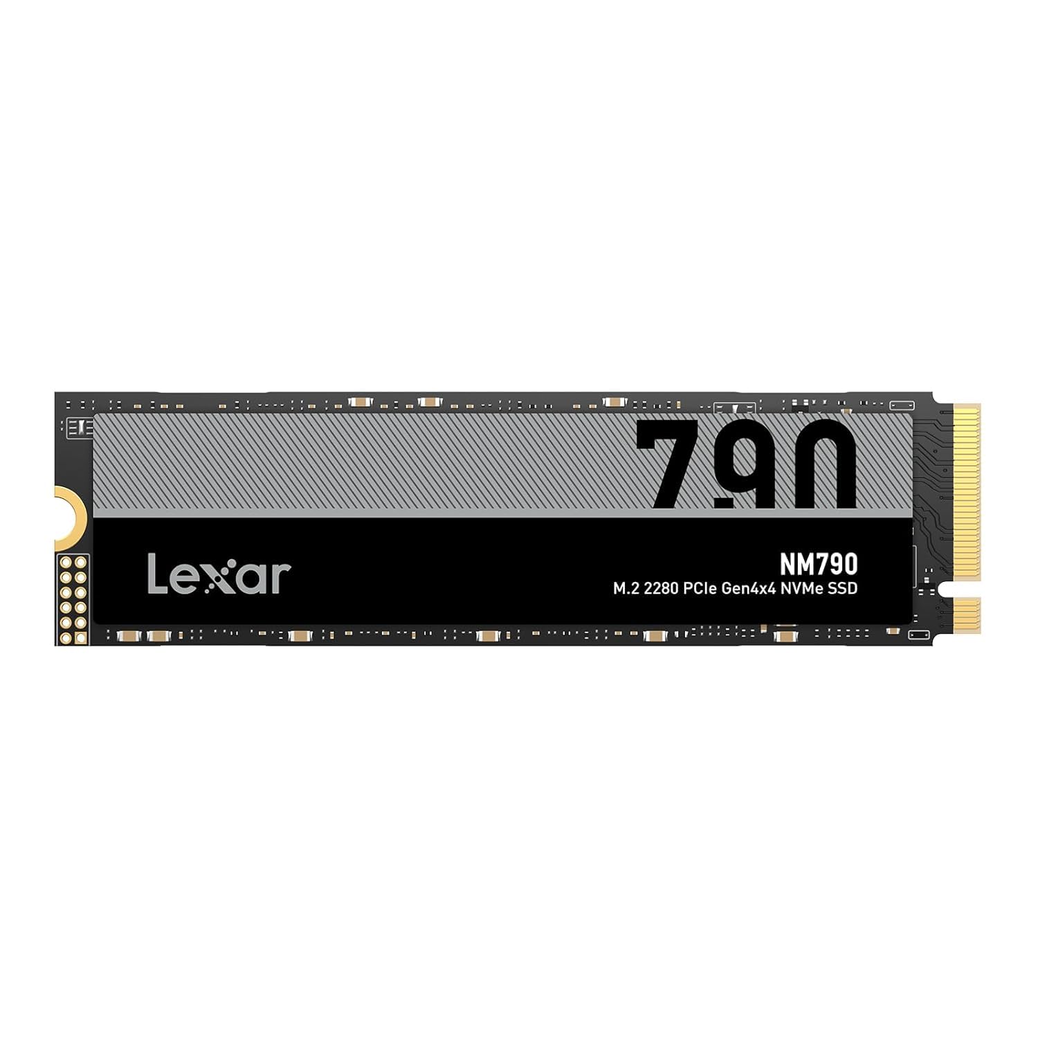 Lexar NM790 SSD 1TB PCIe Gen4 NVMe M.2 2280 Internal Solid State Drive, Up to 7400MB/s, Compatible with PS5, for Gamers and Creators (LNM790X001T-RNNNU)