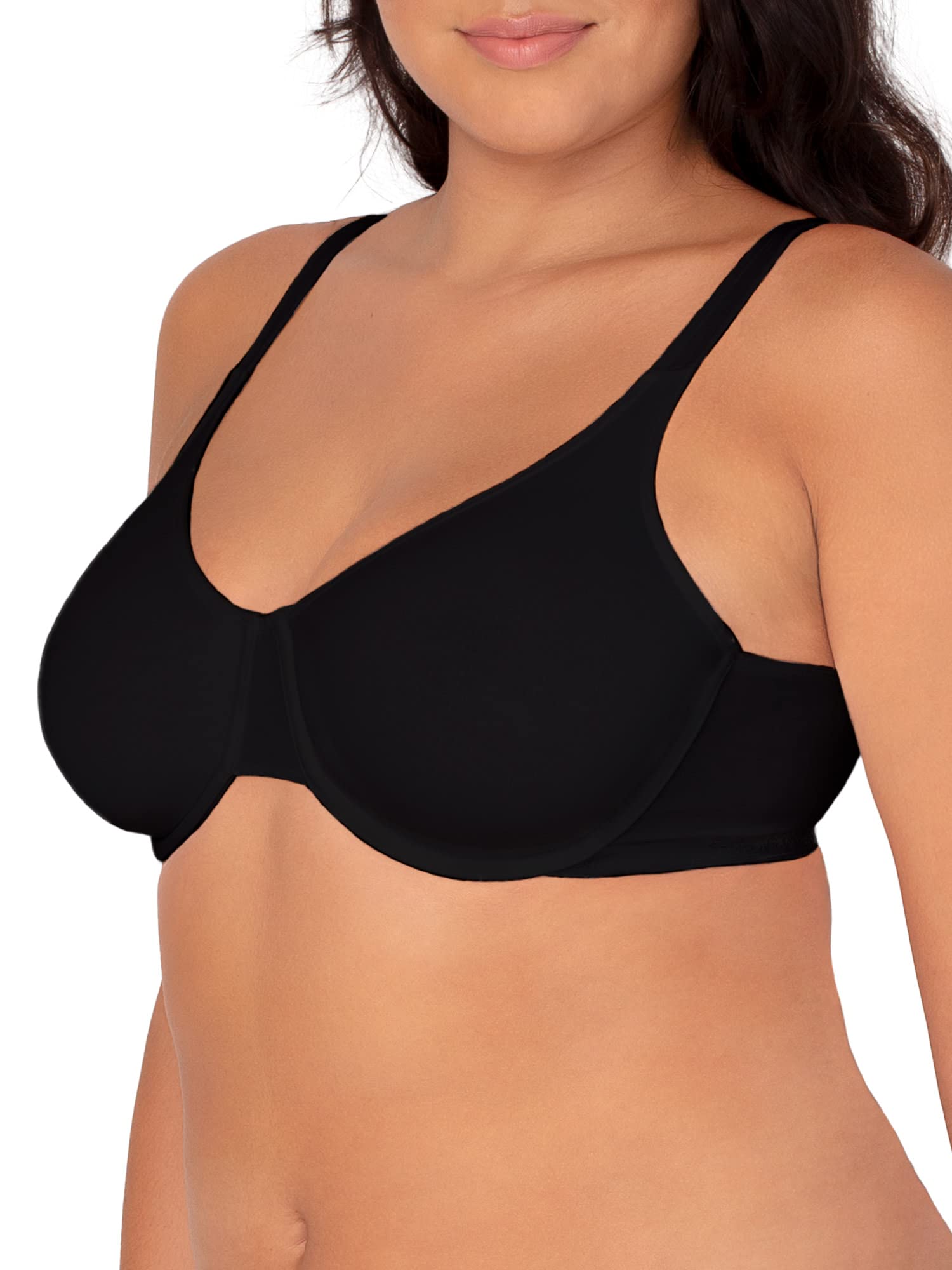 Fruit of the Loom womens Cotton Stretch Extreme Comfort Bra Full Coverage Bra (pack of 3)