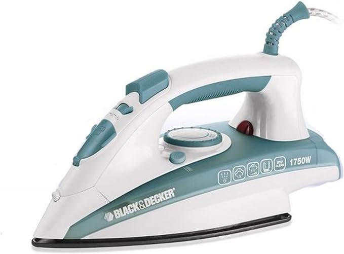 BLACK+DECKER 1750W Vertical Steam Iron With Self Clean Function X1600