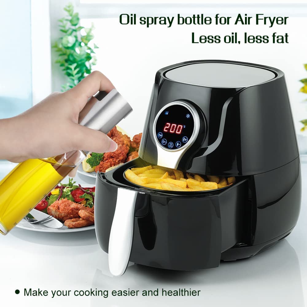 Zophen Olive Oil Sprayer for Cooking, Olive Oil Spray Bottle, Olive Oil Sprayer Mister, Olive Oil Spray for Cooking, BBQ, Salad, Baking, Roasting, Grilling, Kitchen