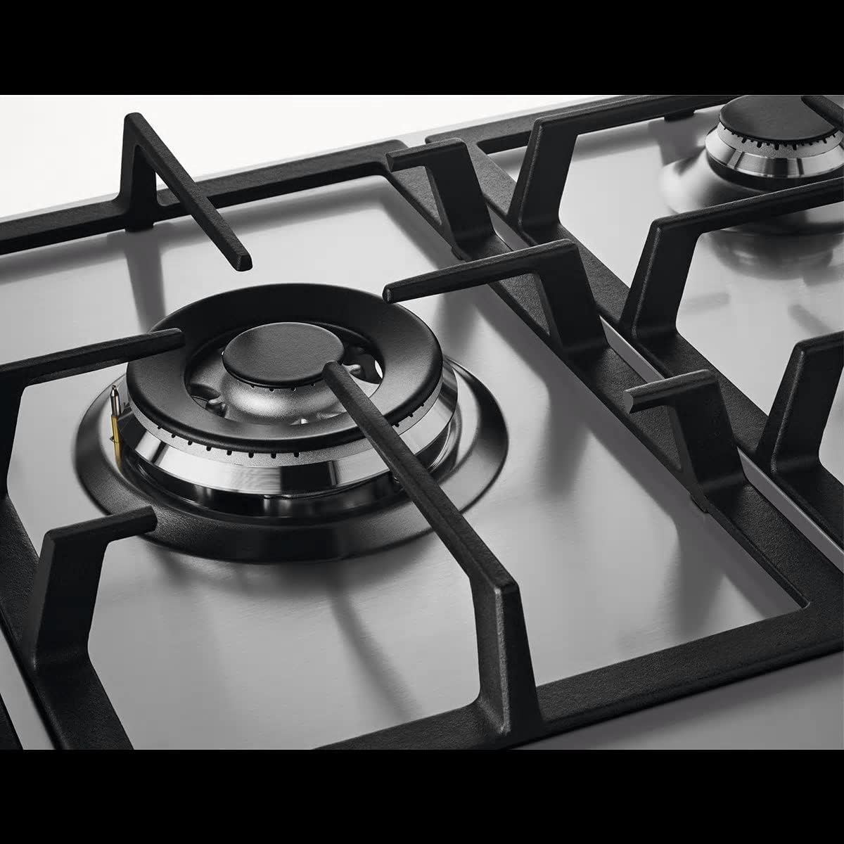 Zanussi 90 cm Built In Hob, 5 Gas Burners, Multi Function, Automatic Ignition, Zgh96524XS - 1 Year Warranty