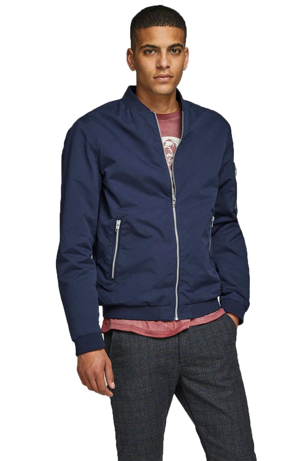 Jack & Jones mens Bomber Jacket (pack of 1)