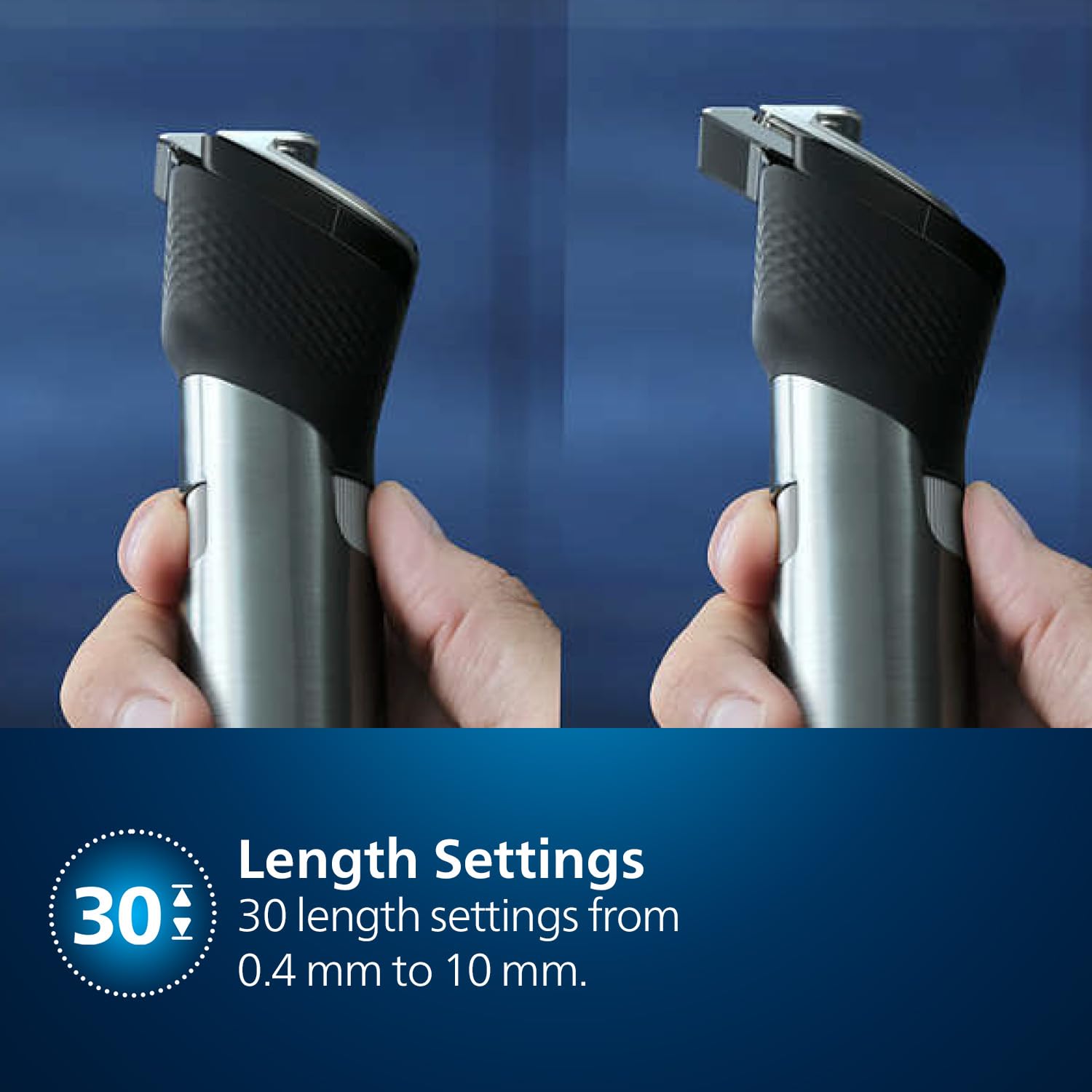 PHILIPS Beard Trimmer 9000 Prestige, Blacksliver, Bt981013