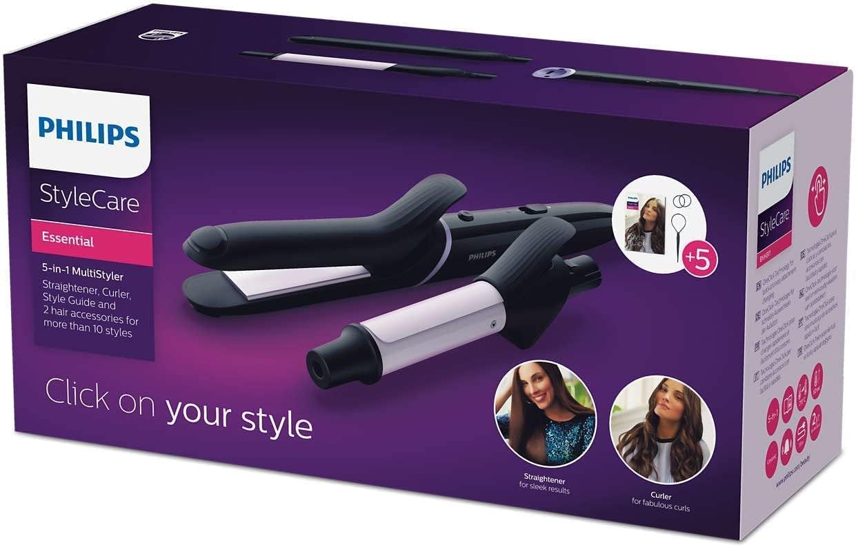 Philips Stylecare Multi-Styler. 10+ Styles In A Box. 5 Attachments & Accessories. 3 Pin, Bhh81103.