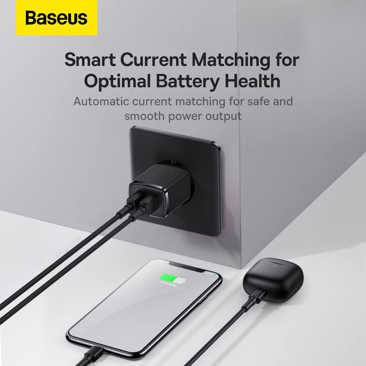 Baseus Compact Charger 2U 10.5W EU Black