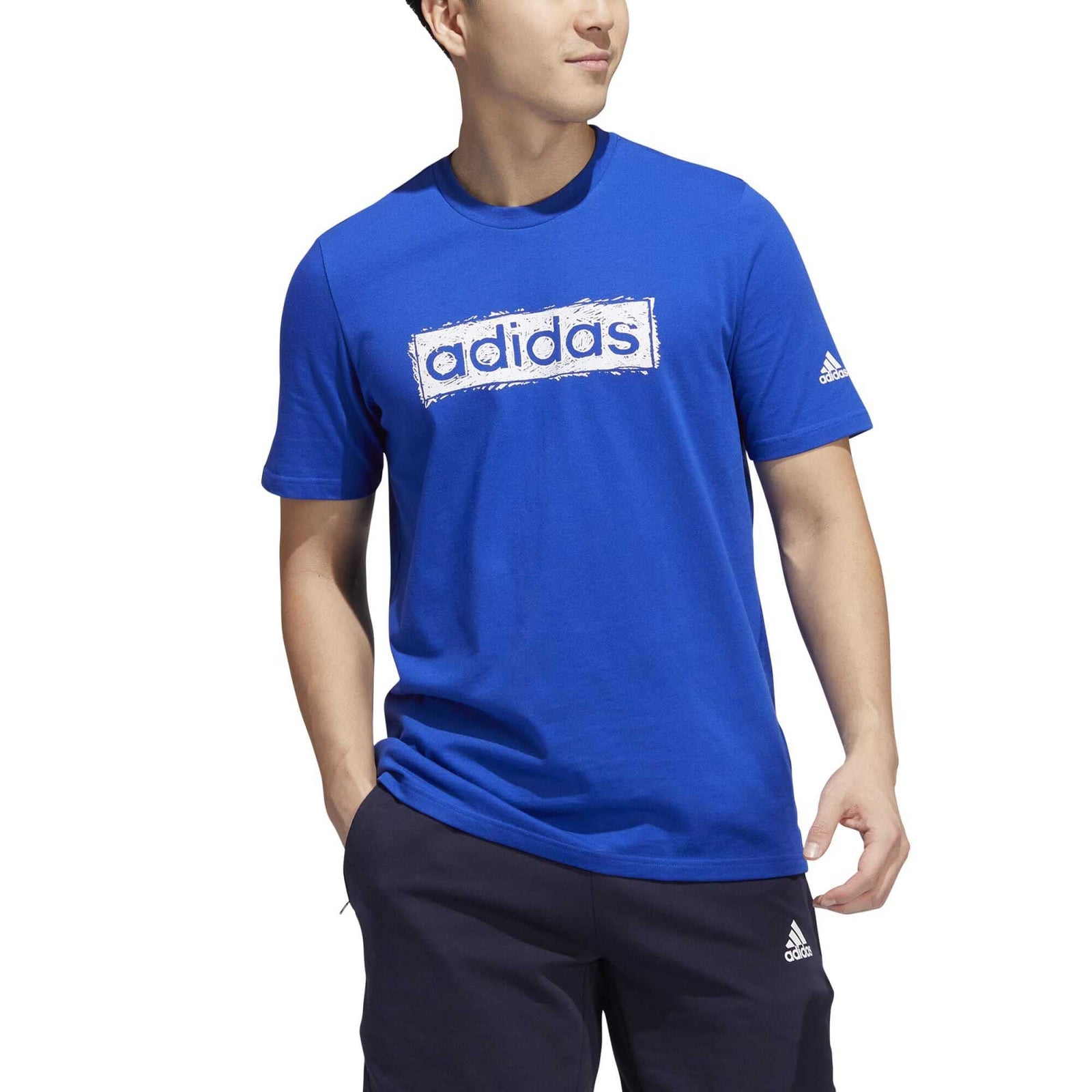 adidas Men's Sketch Linear Graphic T-Shirt