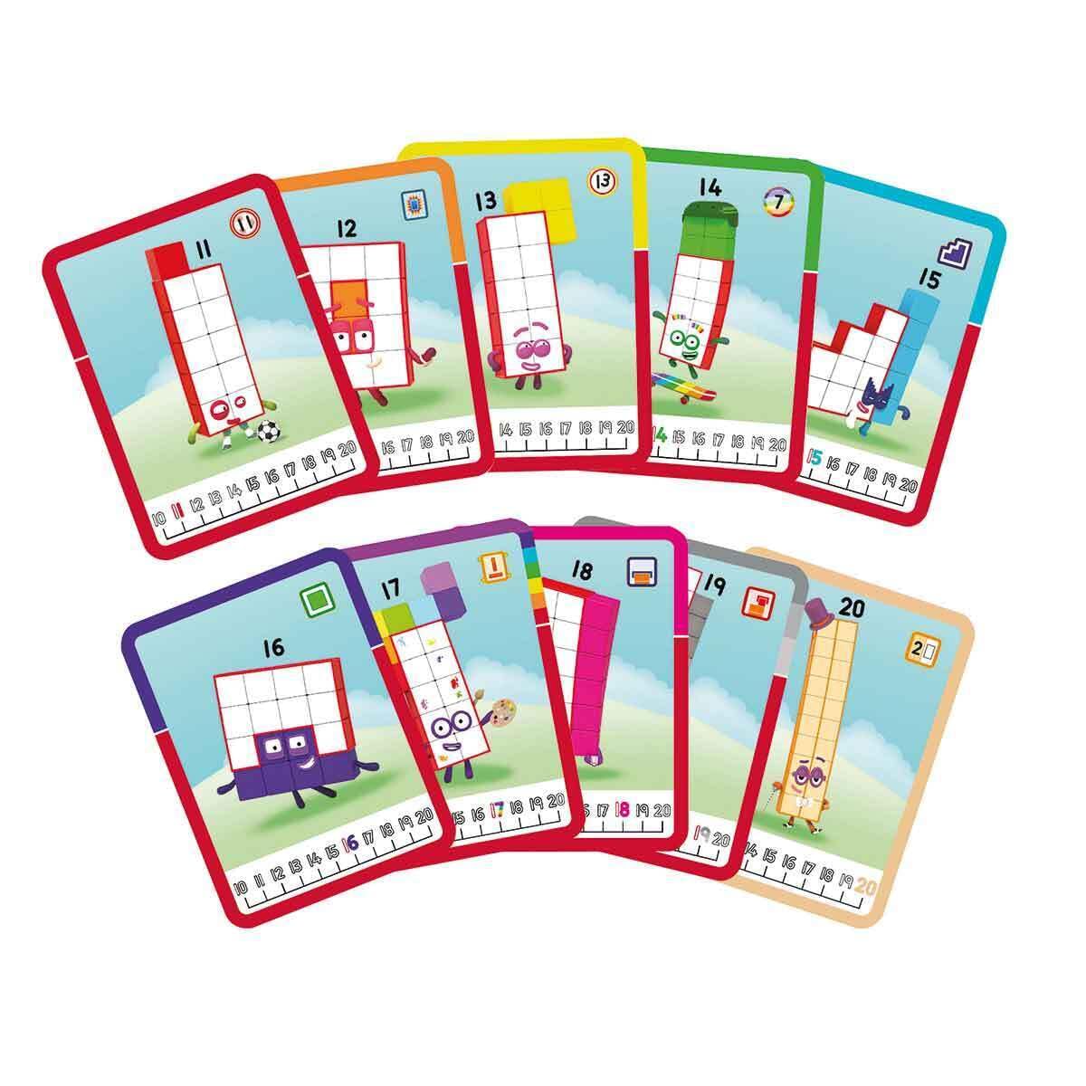 Learning Resources MathLink Cubes Numberblocks 11-20 Activity Set, 30 Numberblocks Activities Linked to TV Episodes, 155 Numberblocks MathLink Cubes & More, Ages 3+