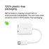 Belkin RockStar™ 3.5mm Audio + USB-C® Charge Adapter, Headphone Adapter w/USB-C 60W Power Delivery Fast Charging for iPhone 15, iPad Pro, Galaxy, Note, Google Pixel, LG, Sony Xperia & More - White