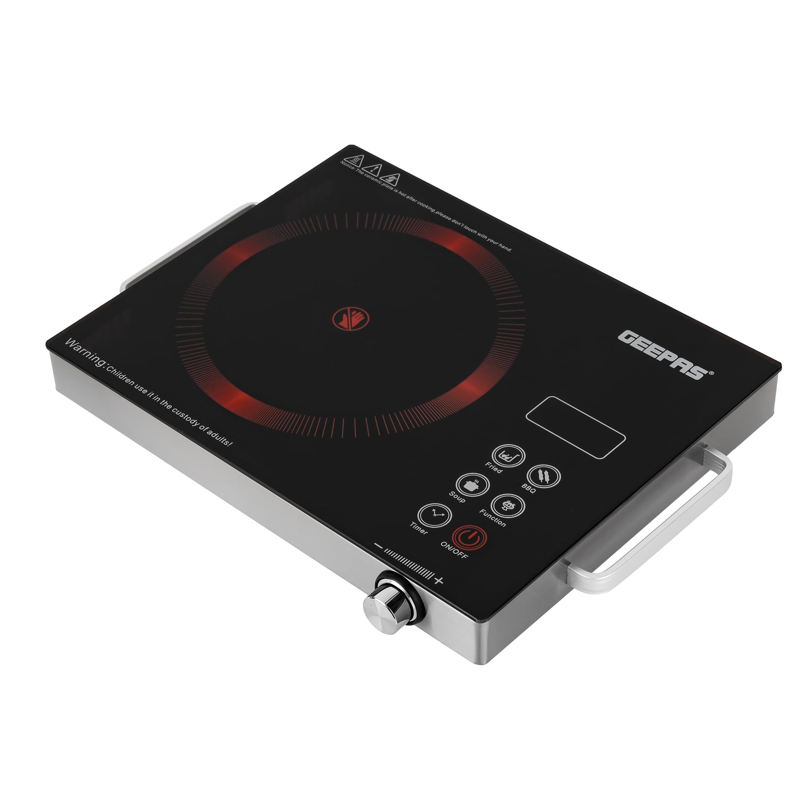 Dig Infrared Cooker 2000W Digital Infrared Cooker GIC6920|Elegant Design, Fireproof material, Stainless steel body| Overheat protection, high & low voltage protection