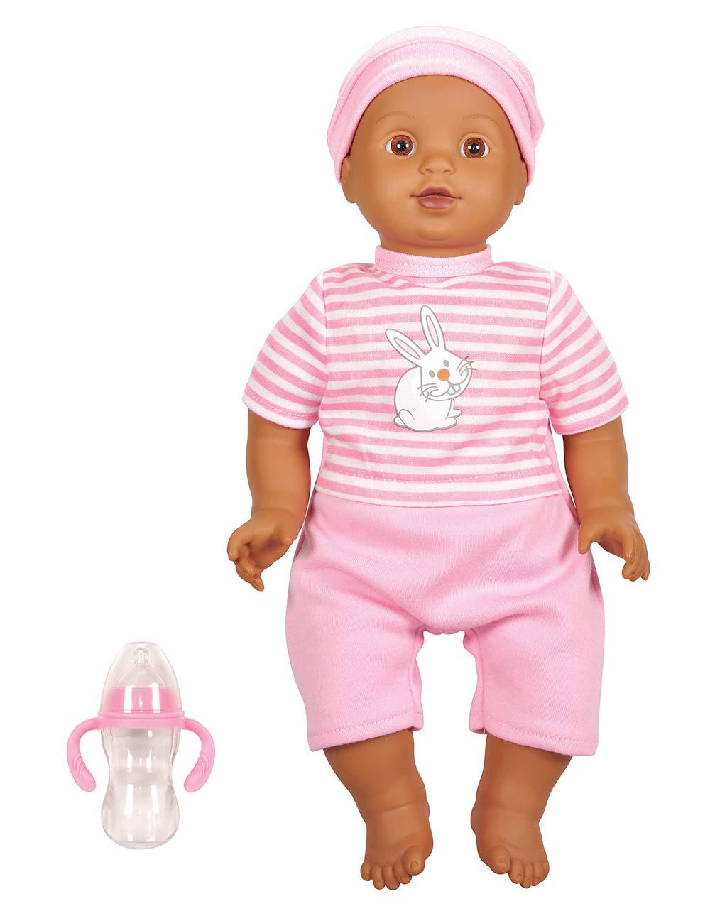 Lotus Soft-Bodied Baby Doll Bunny, Multi-Colour, 14 inch/36 cm, LT14103