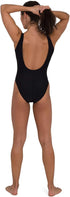 Speedo Women's Logo Deep U-Back 1 Piece Swimsuit