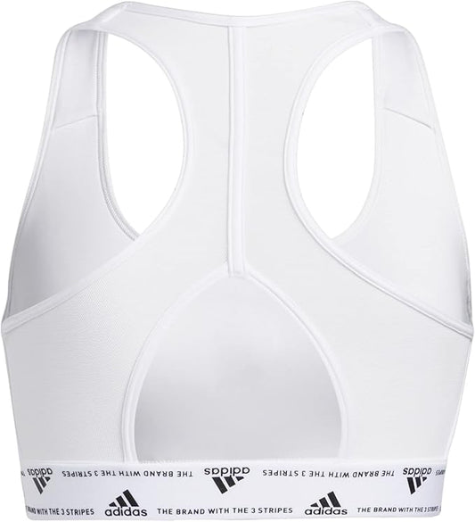 Adidas powerreact training medium-support 3-stripes bra training bra for women