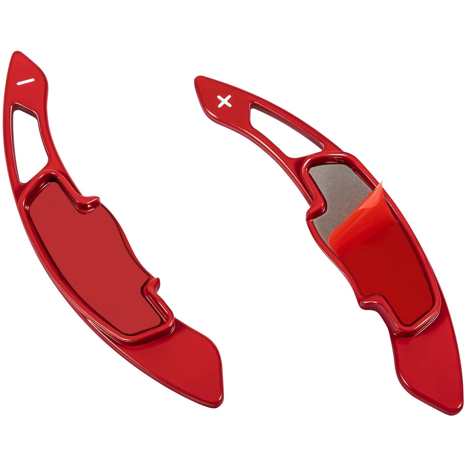 bonbo Red Sports Aluminum Steering Wheel Paddle Shifter Extension Cover trim interior Accessories for Honda Accord Civic Insight CR-V