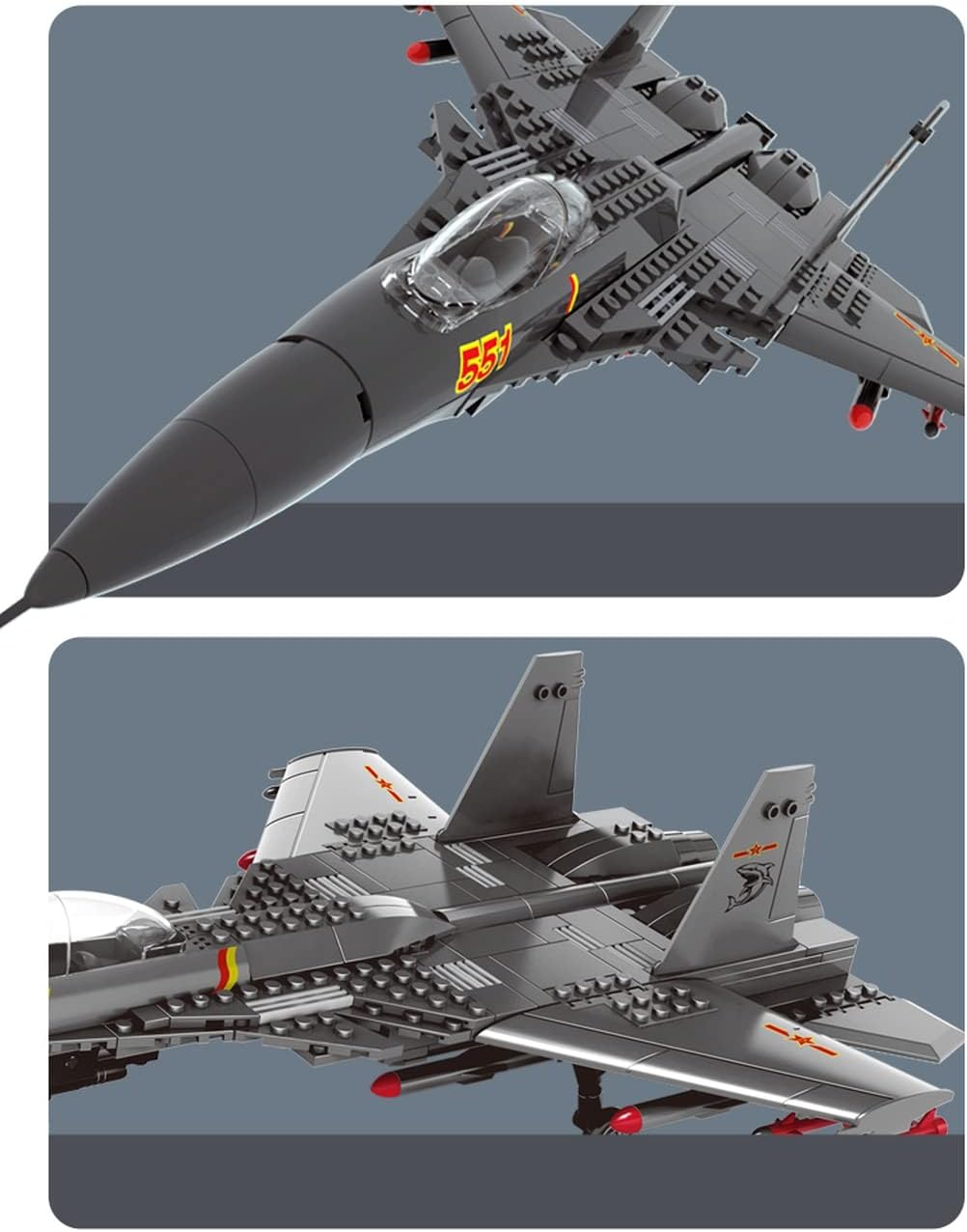 The Shenyang J15 Carrier - Based Fighter 1:54 No. 4001 285 pcs.