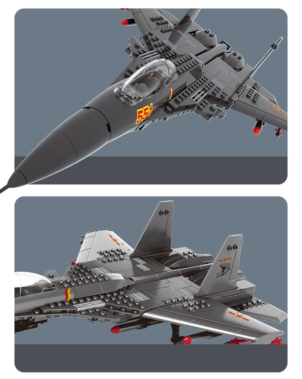 The Shenyang J15 Carrier - Based Fighter 1:54 No. 4001 285 pcs.