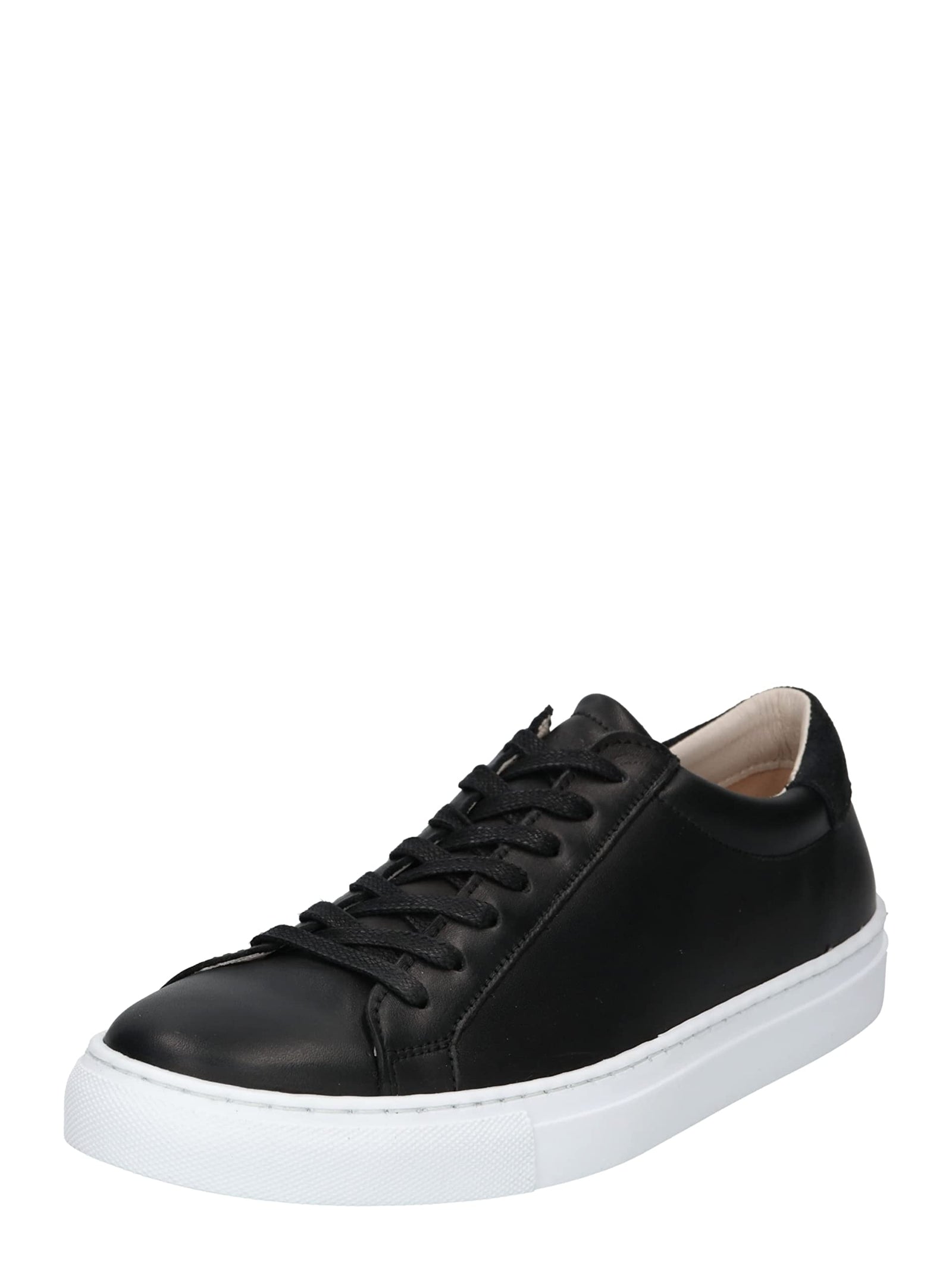 Jack & Jones Mens Curtis Canvas Raymond Leather MNS Sneaker, Color Black, Size 43 EU