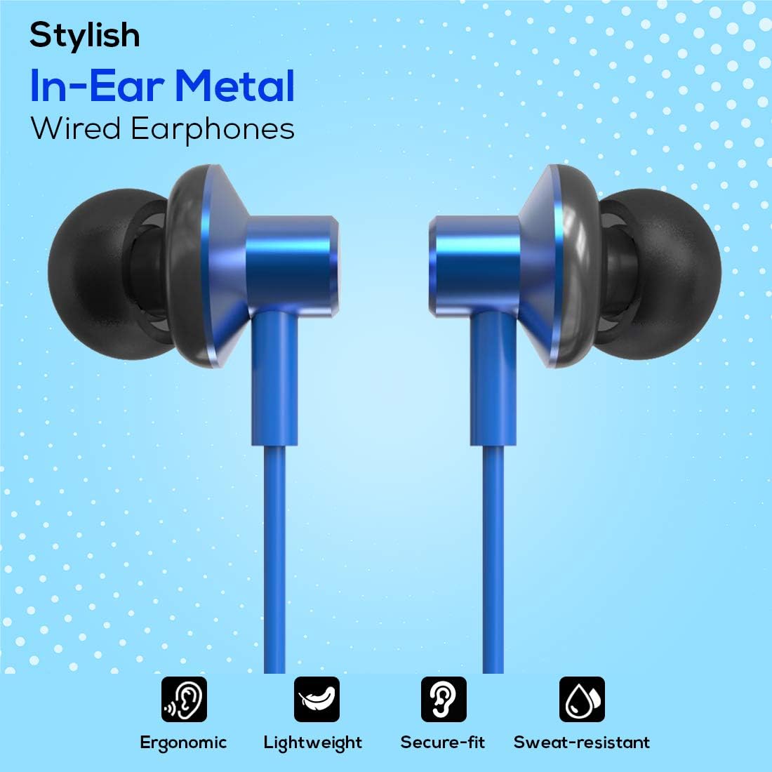 pTron Pride Lite HBE High Bass Earphones